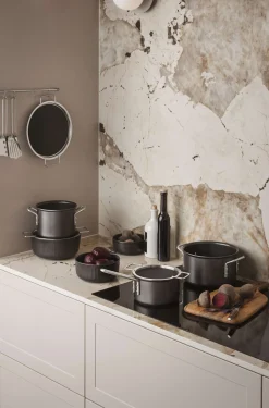 Black Line gryteset - 3 deler - keramisk Slip-Let® beläggning