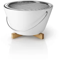 Bordsgrill - porslin - white