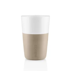 Cafe Latte-mugg - 2 stk - Pearl beige