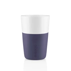 Caffe Latte-mugg - 2 st - Violet blue