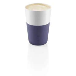 Caffe Latte-mugg - 2 st - Violet blue