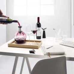 Dekanteringskaraff - 0.75 l - munblåst glas