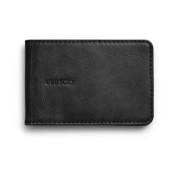 Korthållare - Läder - Svart