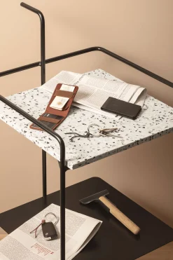 Korthållare - Läder - Svart