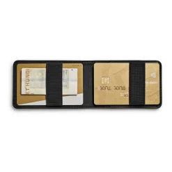 Korthållare - Läder - Svart