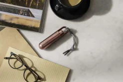 Minidispenser för handdesinfektionsgel - bronze