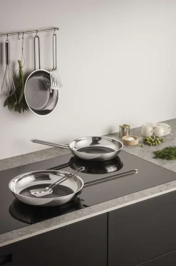 Stainless steel Mosaic stekpanna - 28 cm - keramisk Slip-Let® beläggning