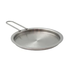 Tallrikslock 16 cm rostfritt stål