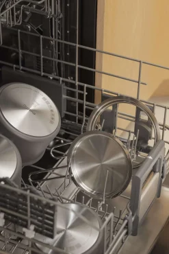 Tallrikslock 13 cm rostfritt stål