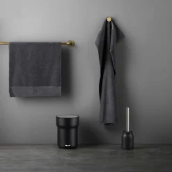 Toalettborste - Keramik - Matt svart